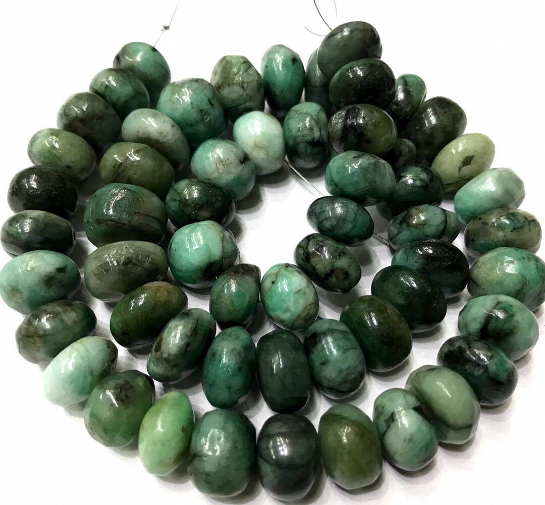 Rare Zimbabwe Emerald Stone 19 Beads/1012mm Emerald Etsy