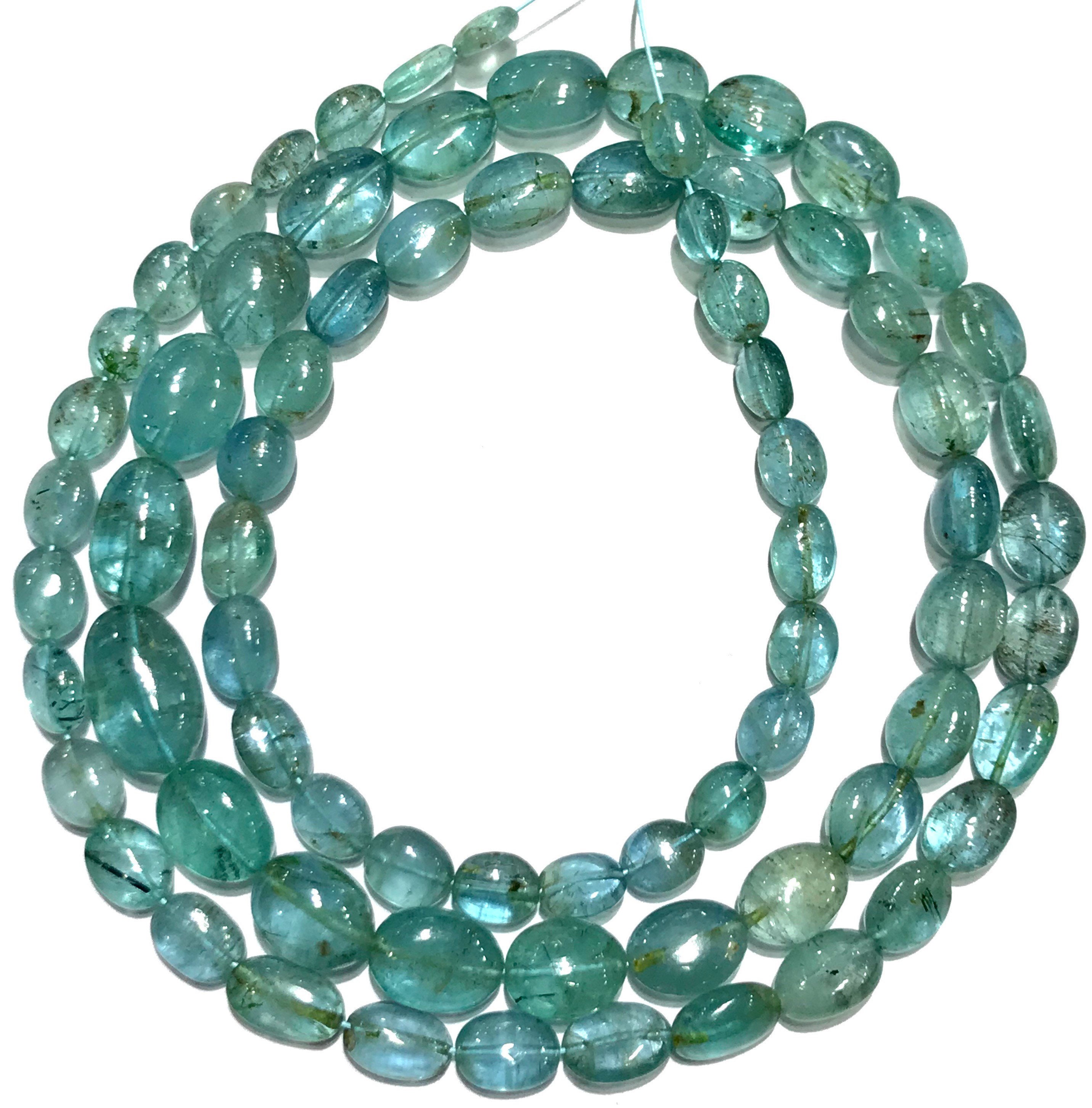 AAA+ Natural Paraiba Tourmaline Gemstone Beads Very Rare Paraiba Tourmaline Smooth Nuggets 20” Indicolite Blue Tourmaline Gems Nuggets Beads