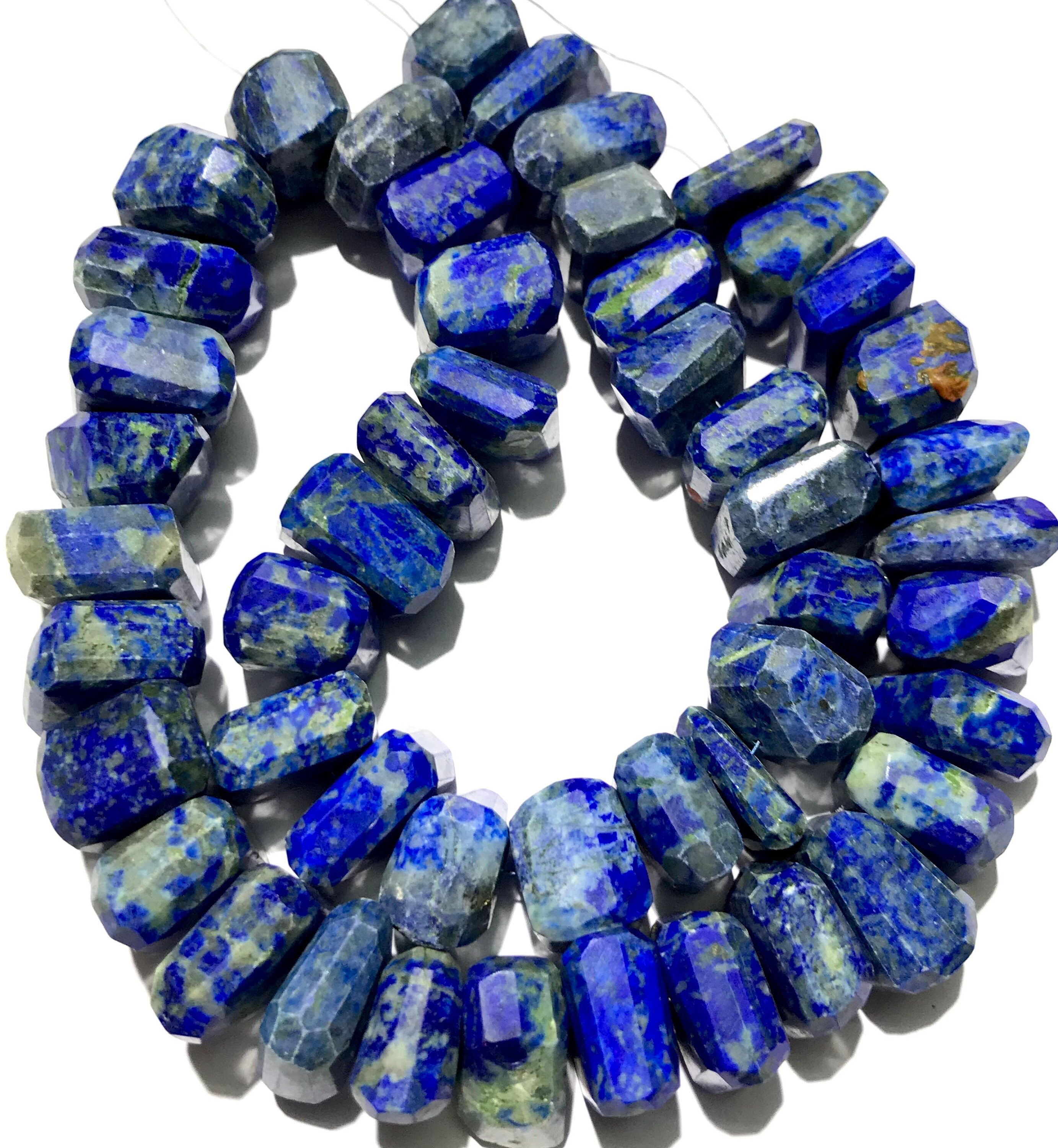 Rarest Shape Rarest~~lapis Lazuli Unusual Shape Nuggets Beads Natural Blue Lapis ...