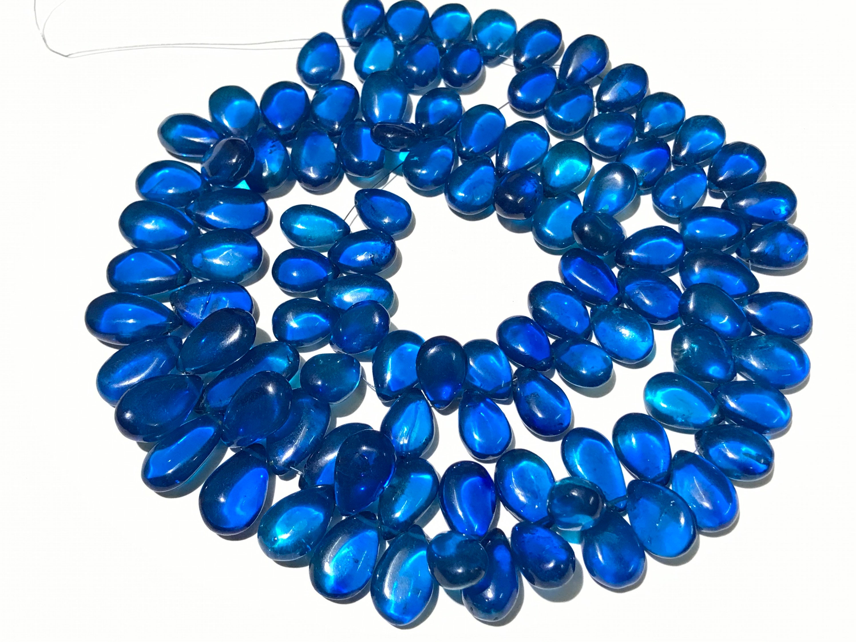 High Quality and Lusture Blue QUARTZ Gemstone Beads/natural ( Cotted ...