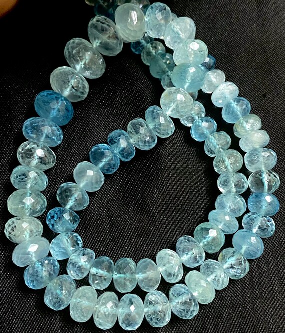 A++ Multi Watermelon Tourmaline Faceted Round Gemstone Beaded Bracelets 6-8'' EB