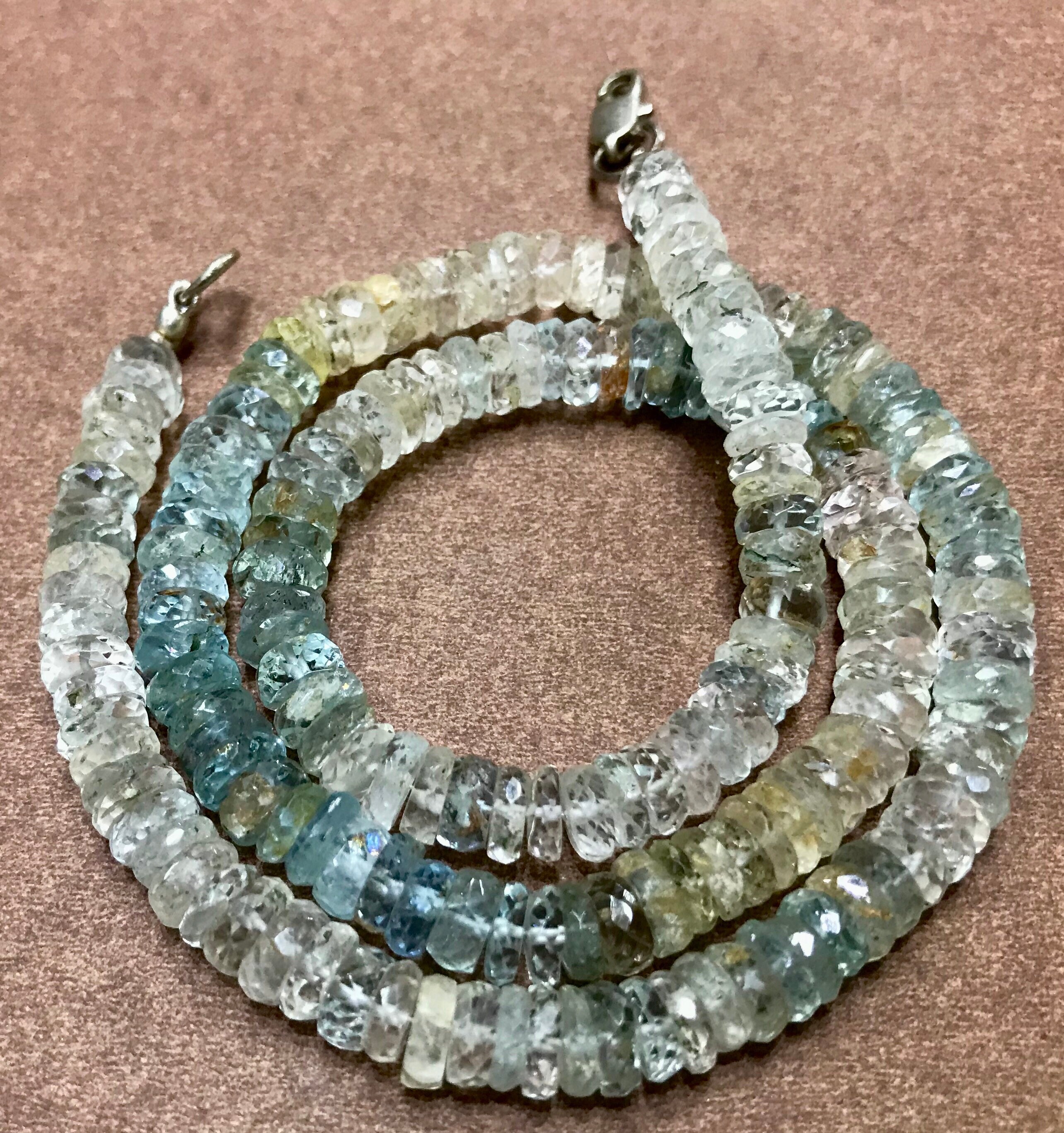 Special aquamarineペンデュラム✨ Lab Created Pear Shape Aquamarine Gemstone 53X46X25 size 332
