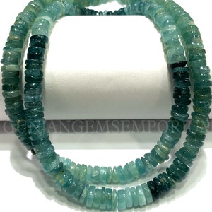 Very Rare Grandidierite Smooth Tyre Beads Natural Grandidierite Tyre Smooth Beads Shaded Blue Grandidierite 6mm Grandidierite Gemstone Beads