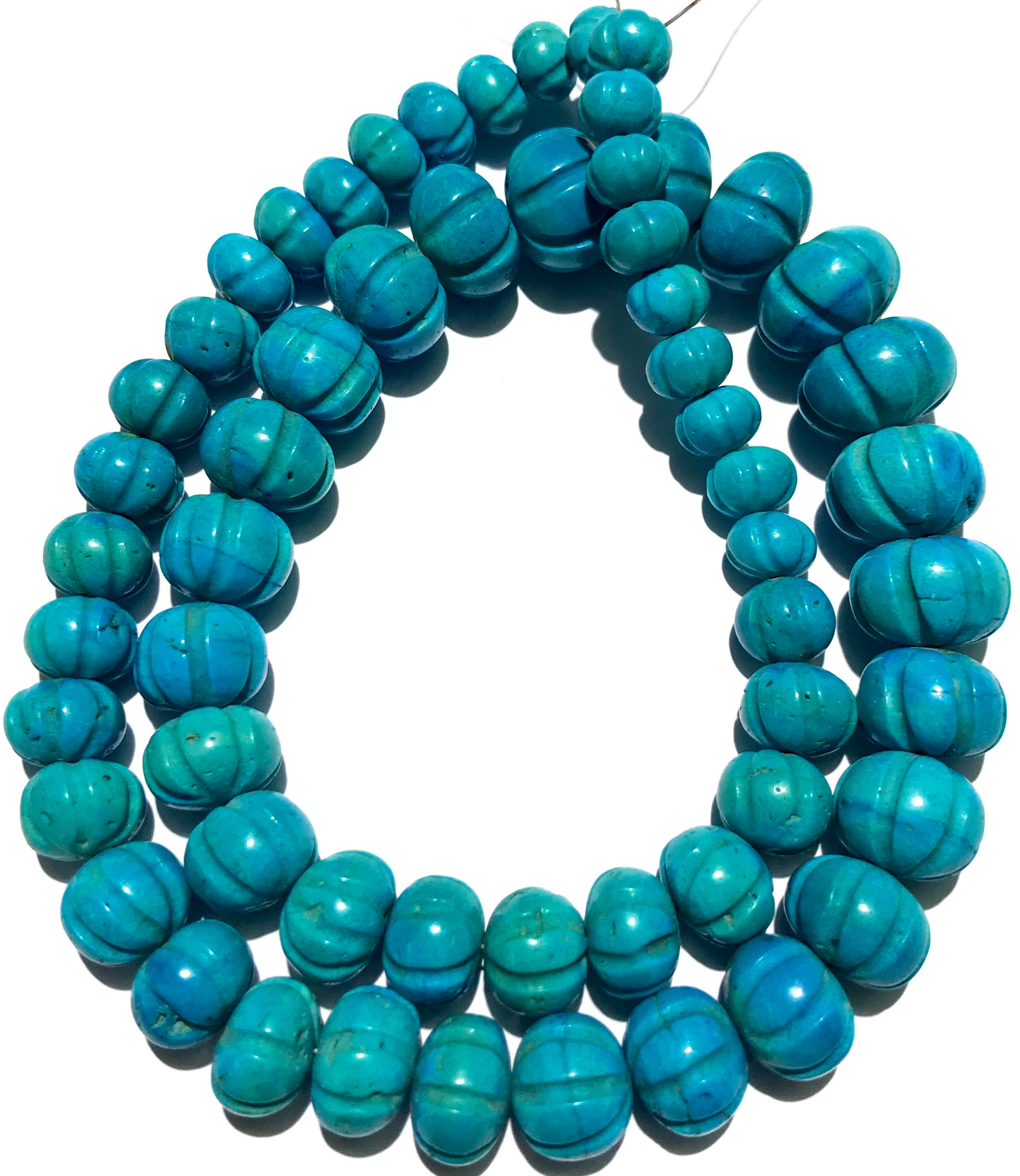 Necklace  Turquoise glass beads with Monkey Pod Wood Clasp – Hawaiian  Import Authentic Gifts