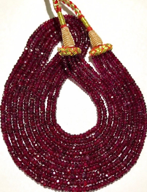 Natural ruby deals gemstone beads