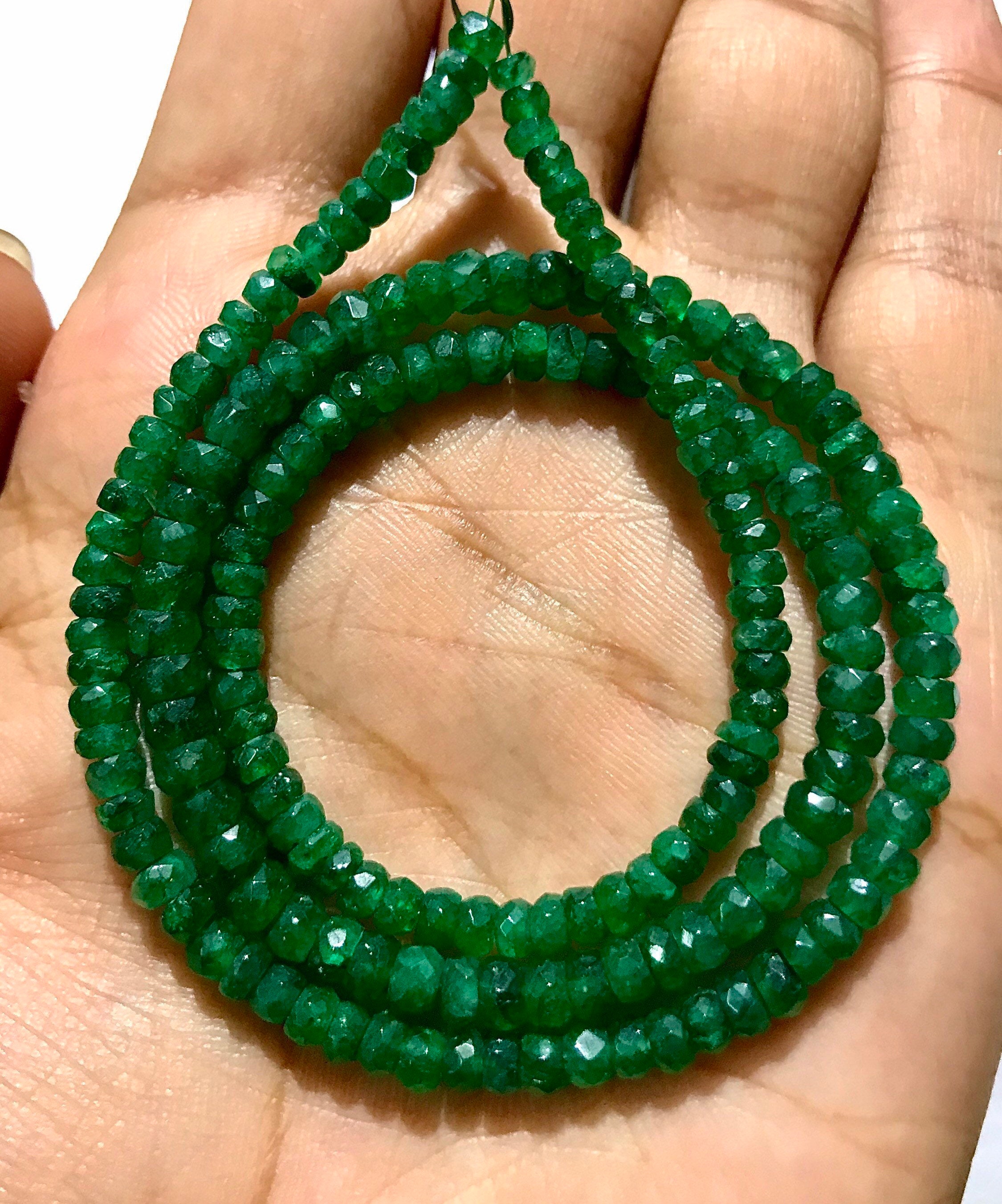 Real emerald beads deals