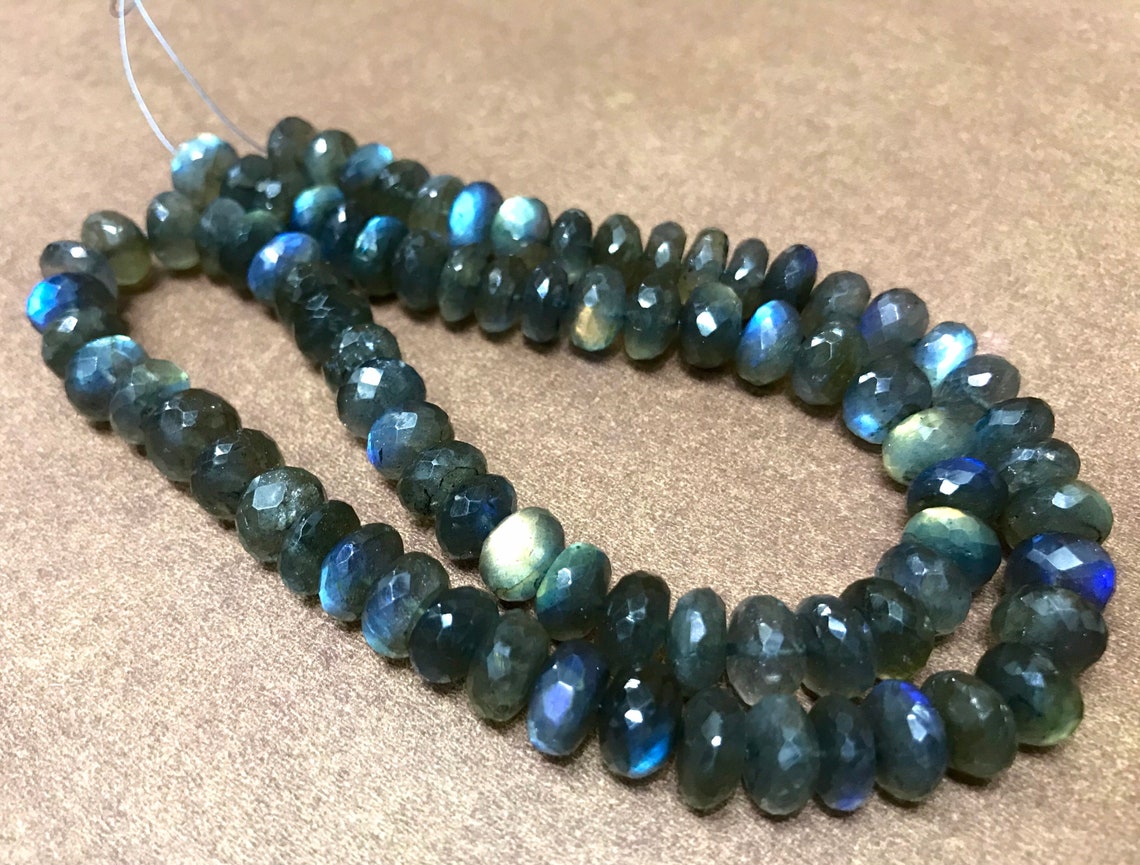 AAA QualityLabradorite Faceted Gemstone Bead/Genuine | Etsy