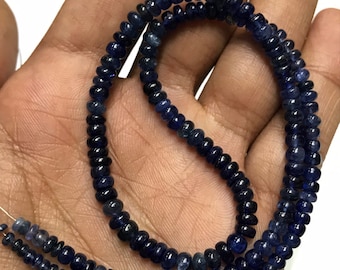 Perle Di Lapislazzuli Blu Da 2 Mm Di Grado AAA, Vera Pietra Preziosa Naturale, Perline Rotonde Sciolte, 16", Opzioni Di Lotto All'ingrosso (102283-492) - Italia - Foto 7