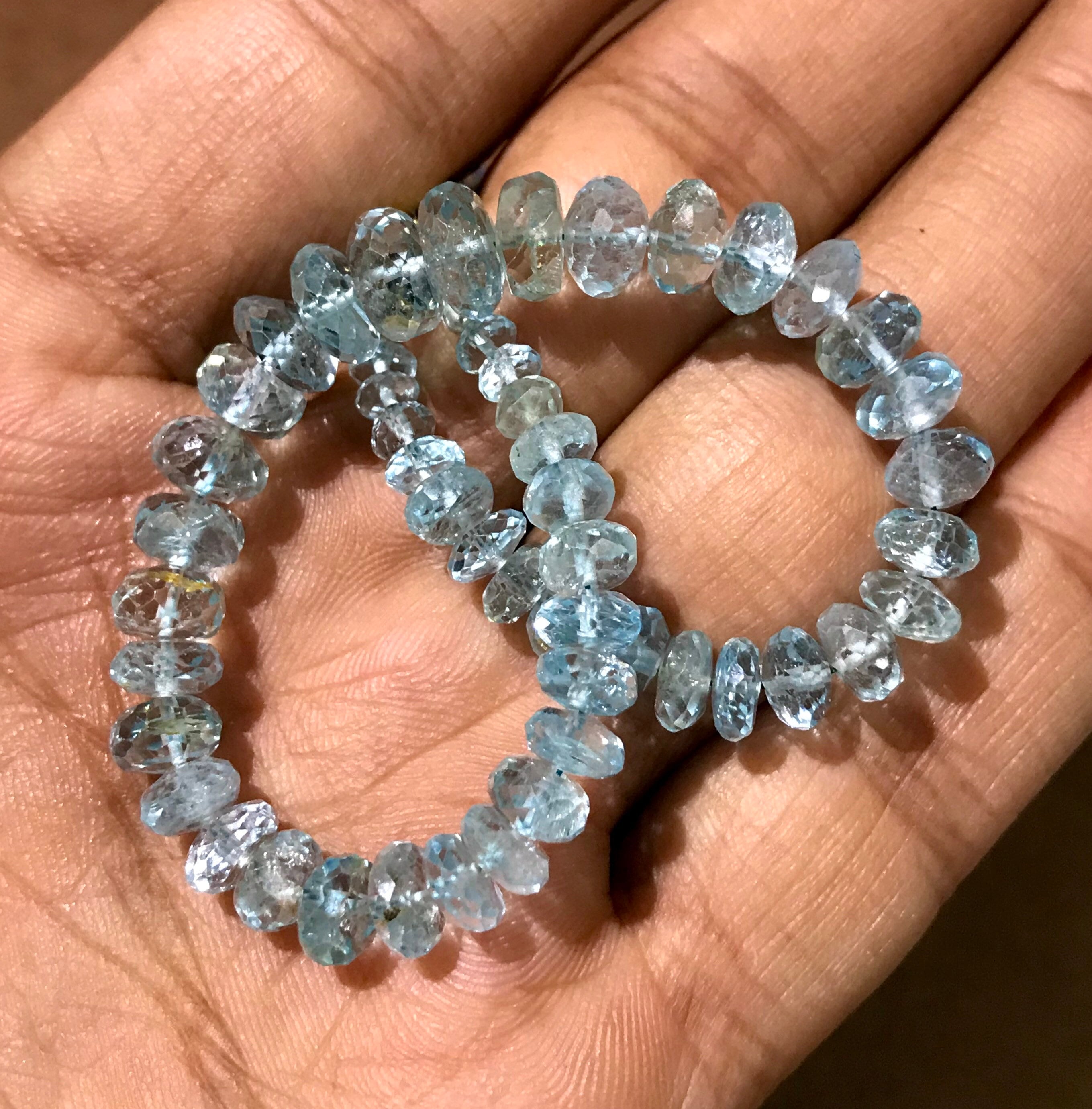 Vendita All'ingrosso Di Perle Di Acquamarina Di Alta Qualità E A Basso Prezzo - Foto 13