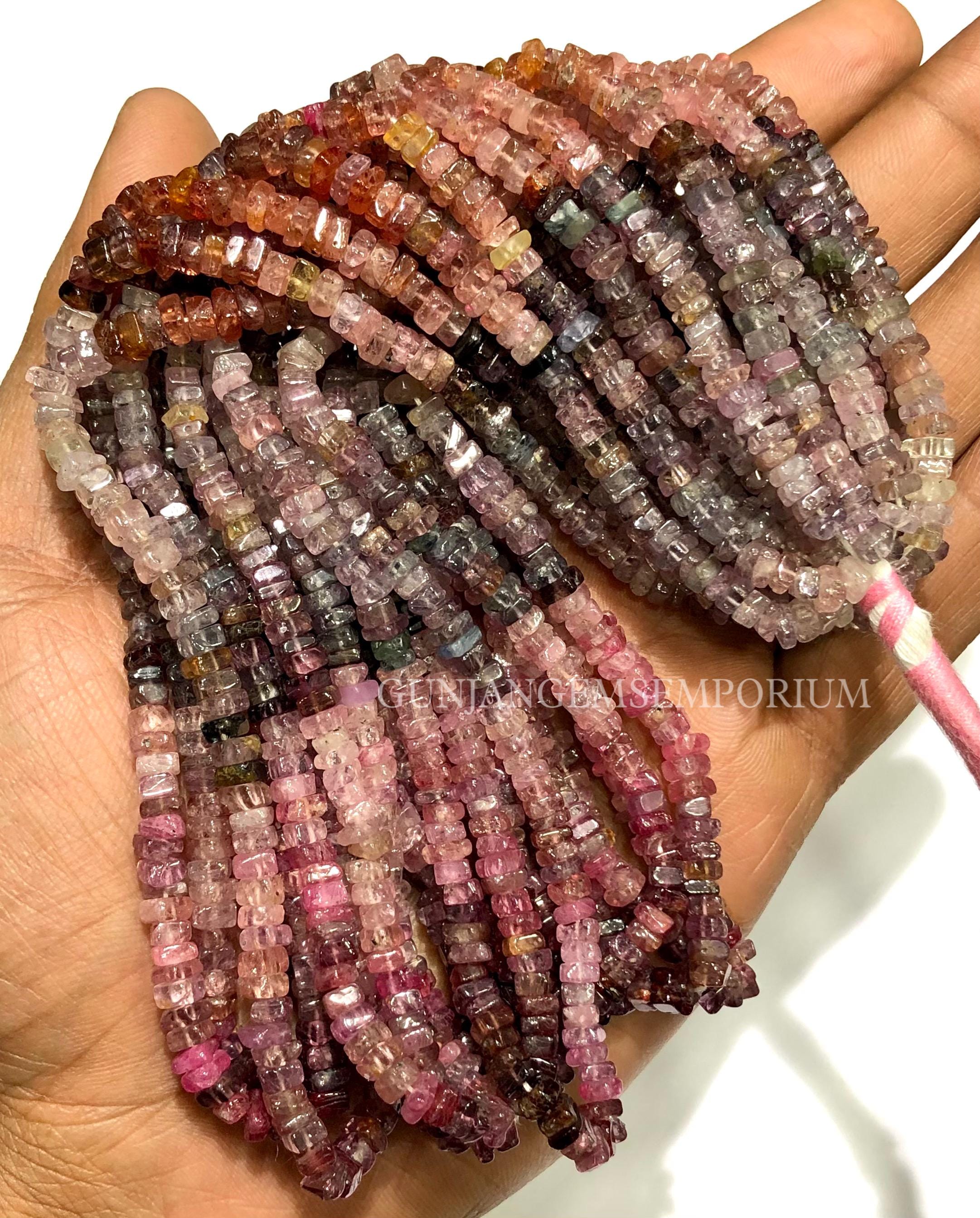 Tundru Sapphire Flat Square Beads Beautiful Shaded Sapphire Square Shape Beads Smooth Sapphire Beads Wholesale Gemstone Jewelry Making Beads