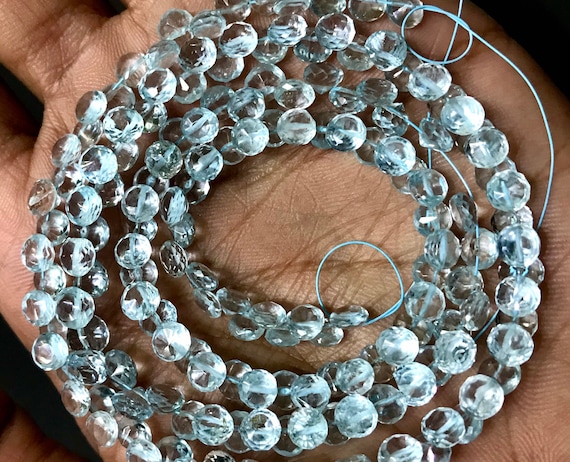 Natural 2024 aquamarine beads