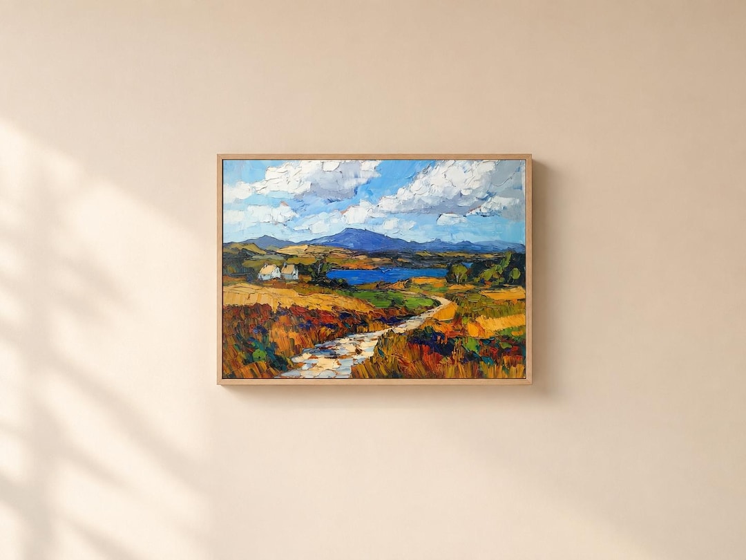 Connemara Painting Irish Countryside Oil Painting Ireland Original Art ...