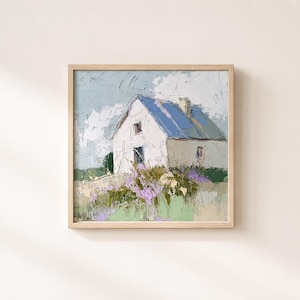 Ring Of Kerry Painting Ireland Original Art Irish Landscape Oil Painting Irish Cottage Impasto Painting Green Field by PaintingGiftsArt