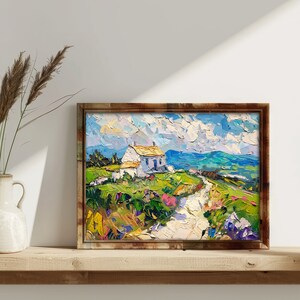 Ireland Oil Painting Irish Countryside Original Art Abstract Ireland ...