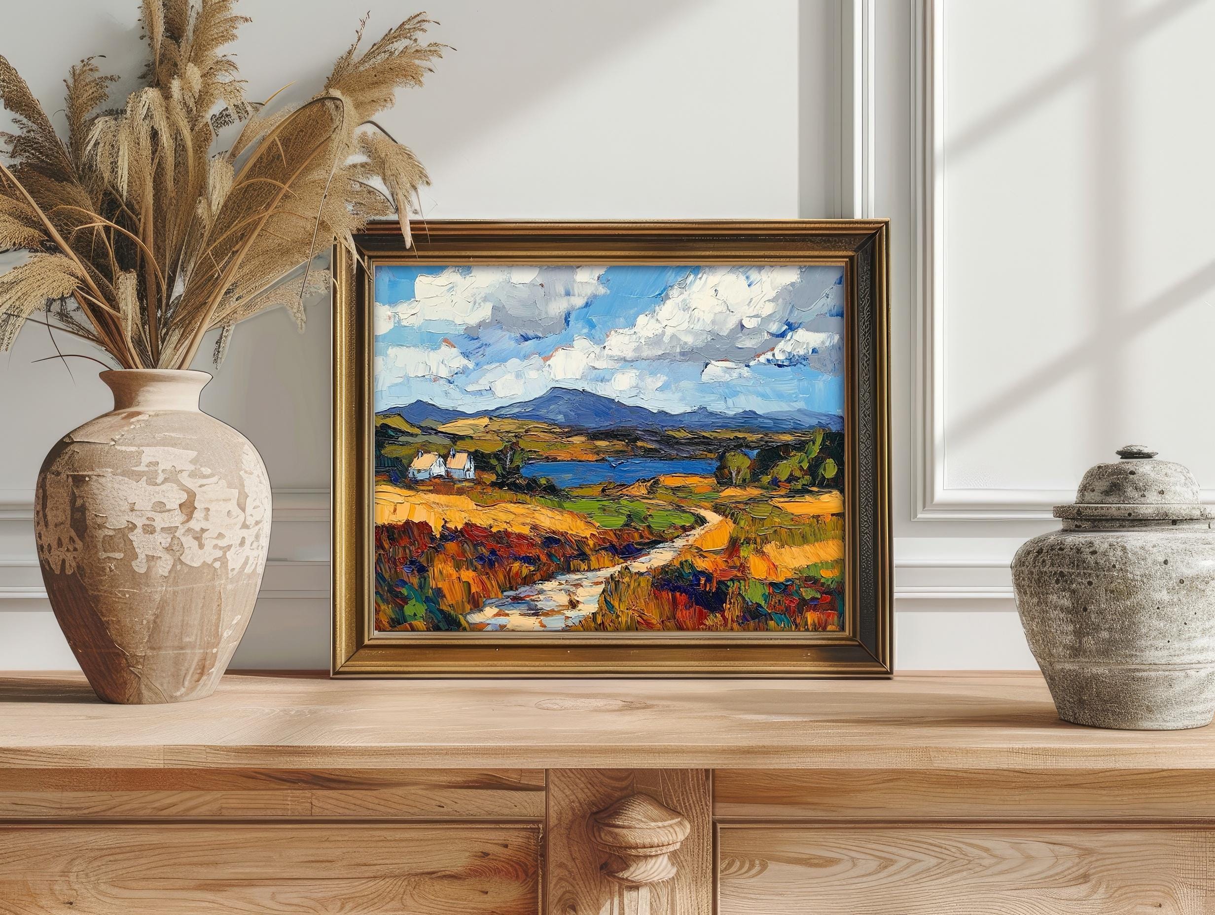 Connemara Painting Irish Countryside Oil Painting Ireland Original Art ...
