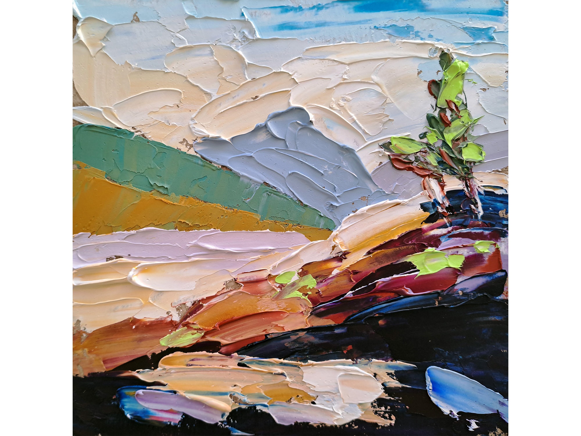 Abstract Landscape Painting Techniques