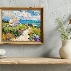 Ireland Oil Painting Irish Countryside Original Art Abstract Ireland ...