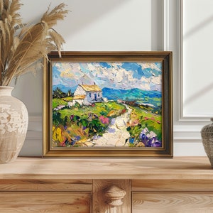 Ireland Oil Painting Irish Countryside Original Art Abstract Ireland ...