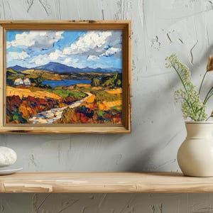Connemara Painting Irish Countryside Oil Painting Ireland Original Art ...