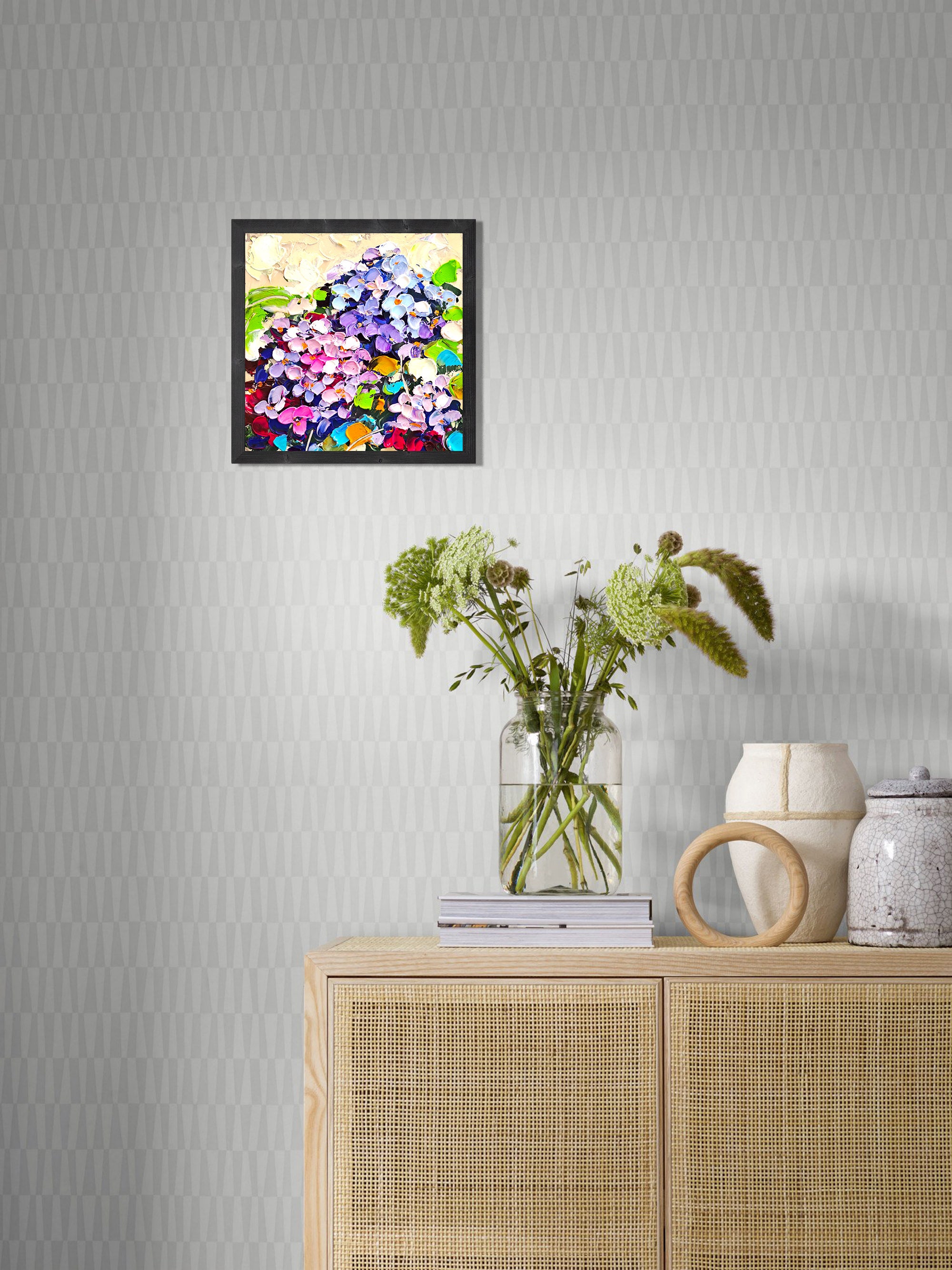 Hydrangea Painting Flowers Original Art Floral Impasto Oil Painting ...