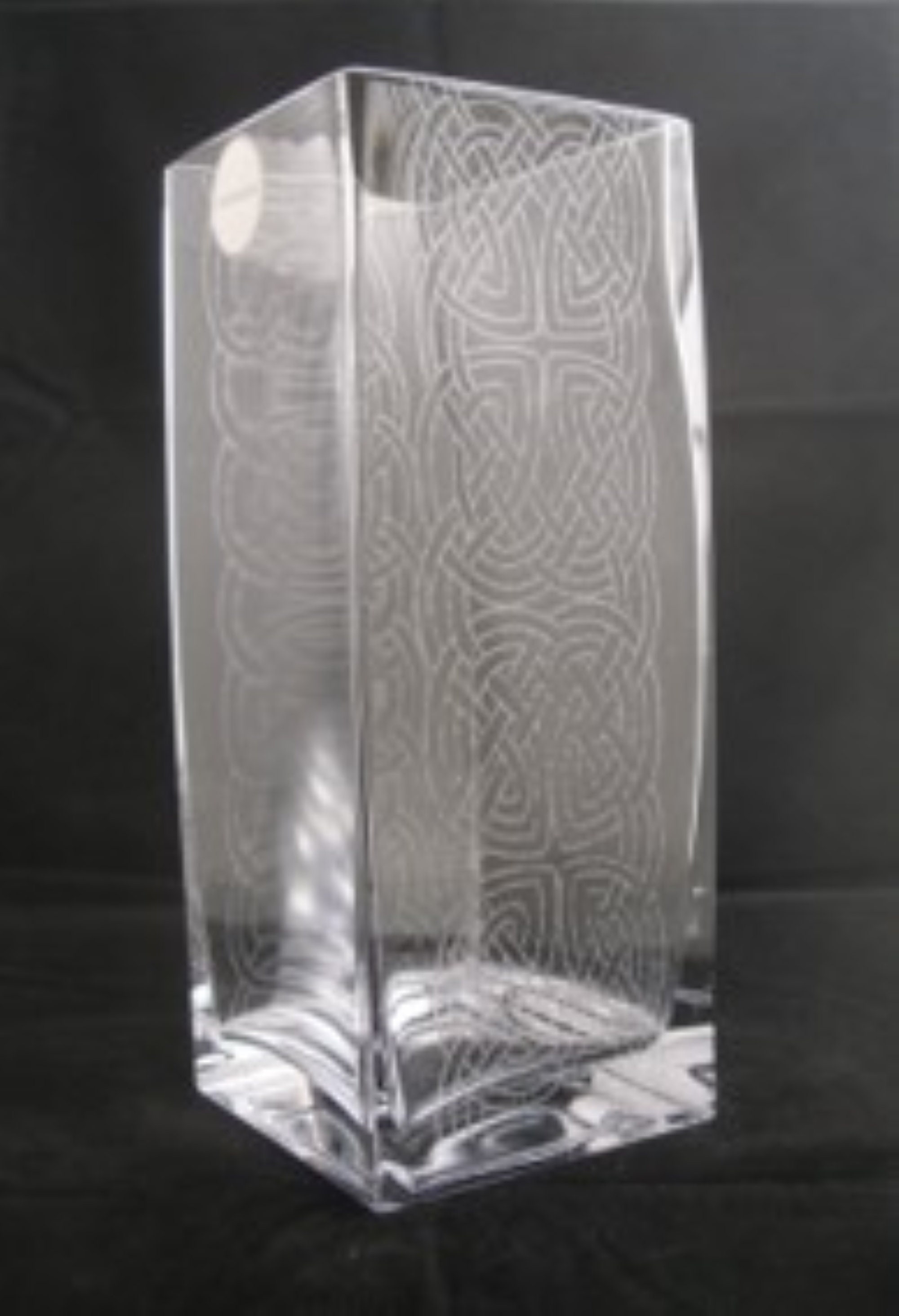 Tall Square LaserEngraved Glass Vases in four beautiful Etsy
