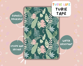 TUBIE TAPE Tubie Life nastro per tubi con foglie verdi per l'alimentazione di tubi e altri tubi Foglio intero