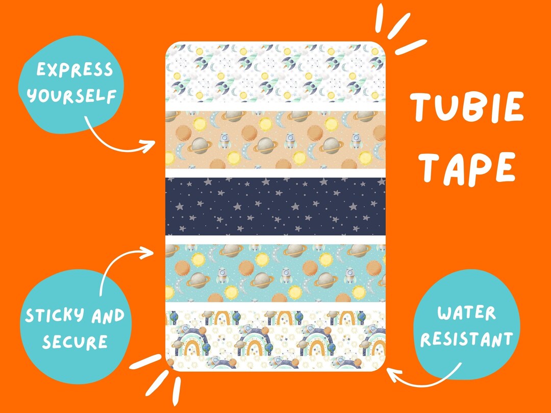 TUBIE TAPE Space Tubie Life Ng Tube Tape Etsy