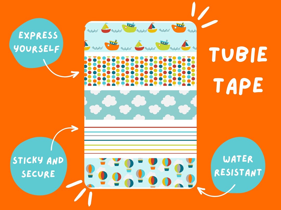 TUBIE TAPE Transport Tubie Life Ng Tube Tape Etsy
