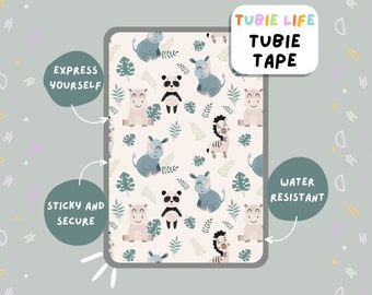 TUBIE TAPE Schlauchband für Ernährungsonden und andere Schlauchleinen Full Sheet