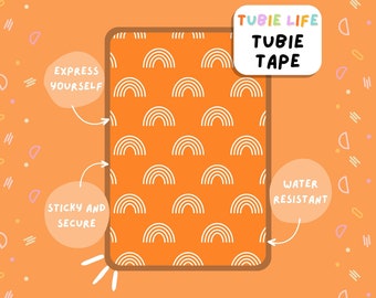 TUBIE TAPE Tubie Life Orange Regenbogen Sonden- und Sondenband