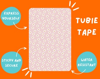 ng tube tape SOFT DAISY TUBIE tape  full sheet | Tubie Life ng tube tape