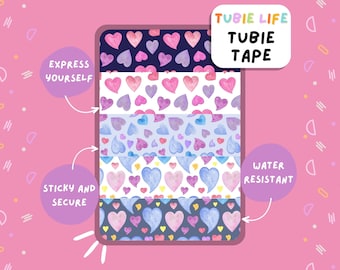 TUBIE TAPE Tubie Life geschilderde harten ng sondetape voor het voeden van sondes en andere slangen