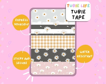 TUBIE TAPE Tubie Life soft daisy ng tube tape for feeding tubes and other tubing