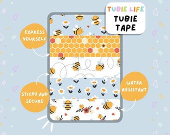 TUBIE TAPE Cinta para tubos Tubie Life bee ng para sondas de alimentación y otros tubos