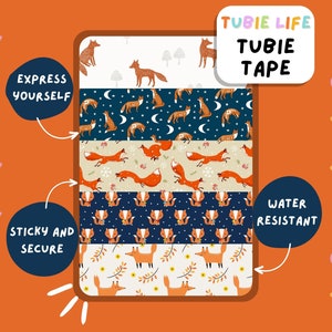 TUBIE TAPE Tubie Life fox ng tube tape for feeding tubes and other tubing