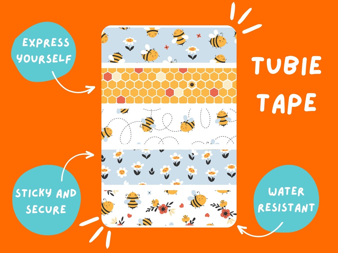 TUBIE TAPE Bee Tubie Life Ng Tube Tape Etsy