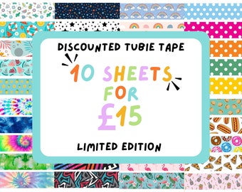 TUBIE TAPE discontinued bundle  limited edition Tubie Life ng tube tape