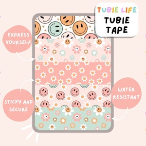 TUBIE TAPE Tubie Life groovy ng tube tape for feeding tubes and other tubing