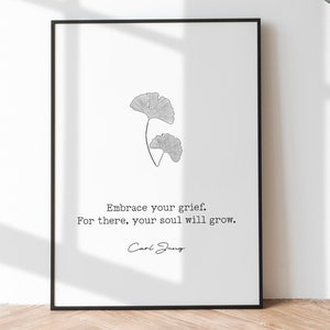 Carl Jung Quote Print, Mental Health Therapy Art, Psychologist Office Therapy Office Print, Psychology Inspirational Poster, Printable