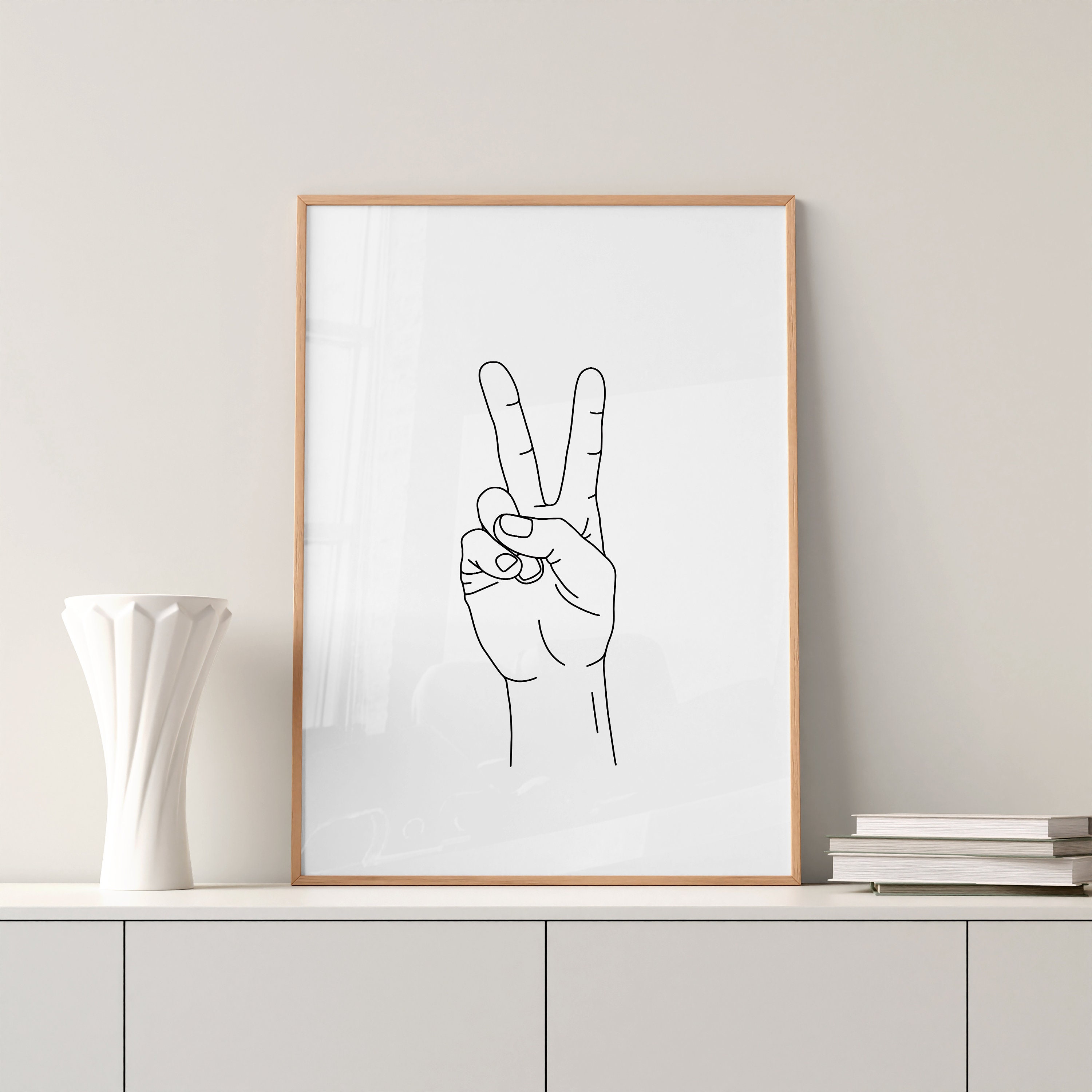 Peace Sign Poster - Etsy