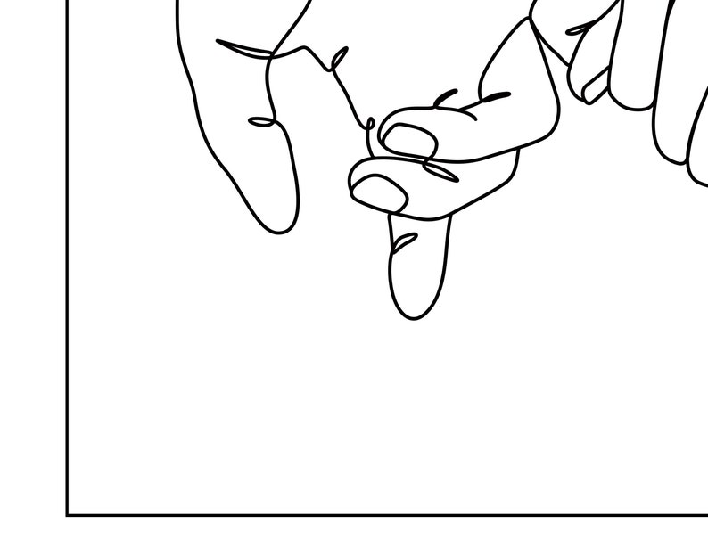 Set of 2 Line Drawing Print. PRINTABLE Romantic Wall Art. Etsy