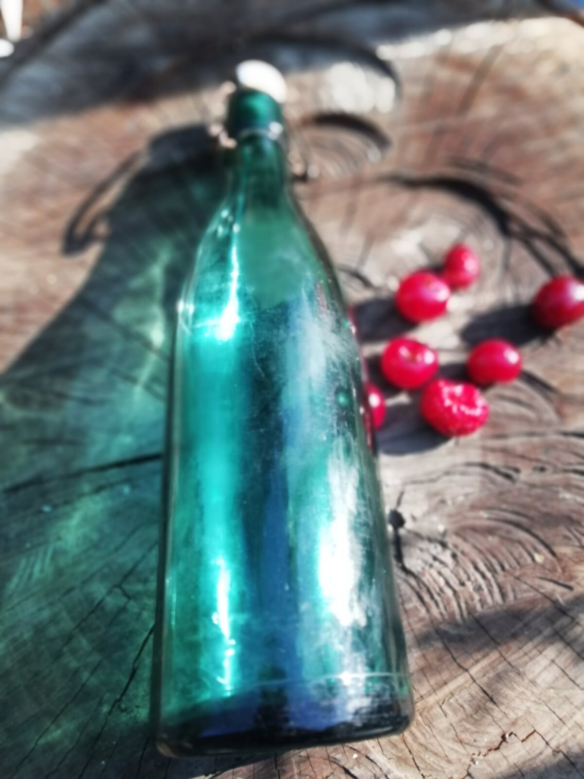 Vintage Green Glass Bottle Old Bottle Beer Bottle Lemonade Etsy
