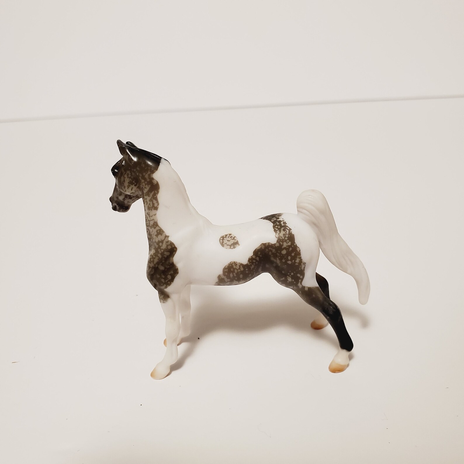 Vintage BREYER REEVES HORSE Figure Figurine White & Brown Etsy