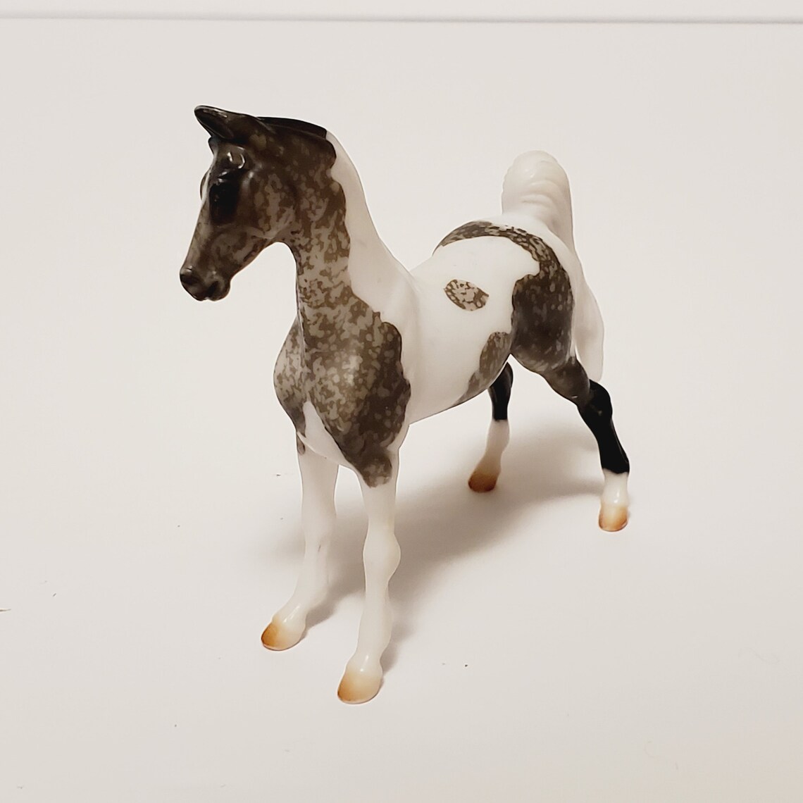 Vintage BREYER REEVES HORSE Figure Figurine White & Brown Etsy