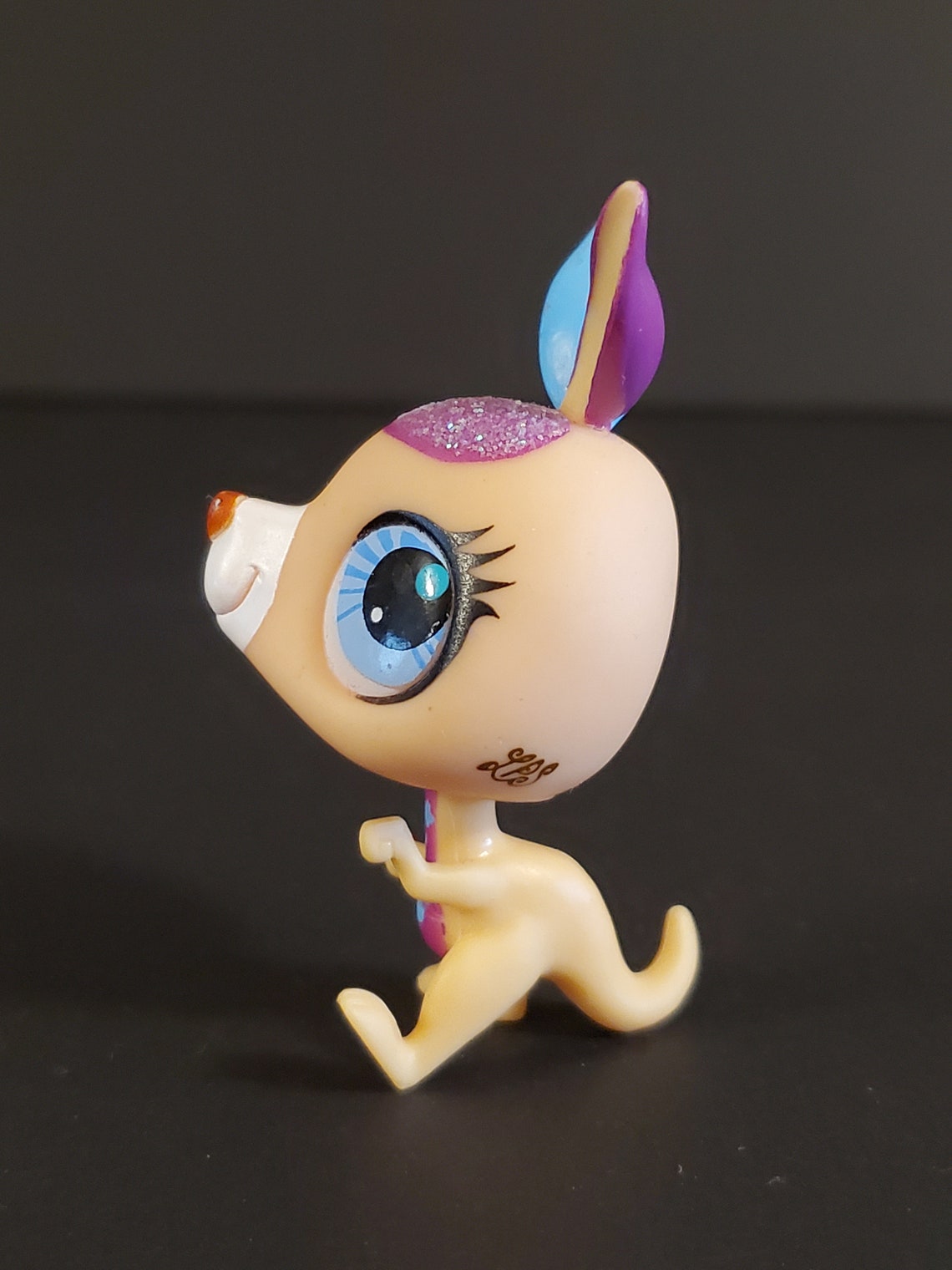 Littlest Pet Shop LPS Authentic Kangaroo 3041 Sparkle Rare Etsy