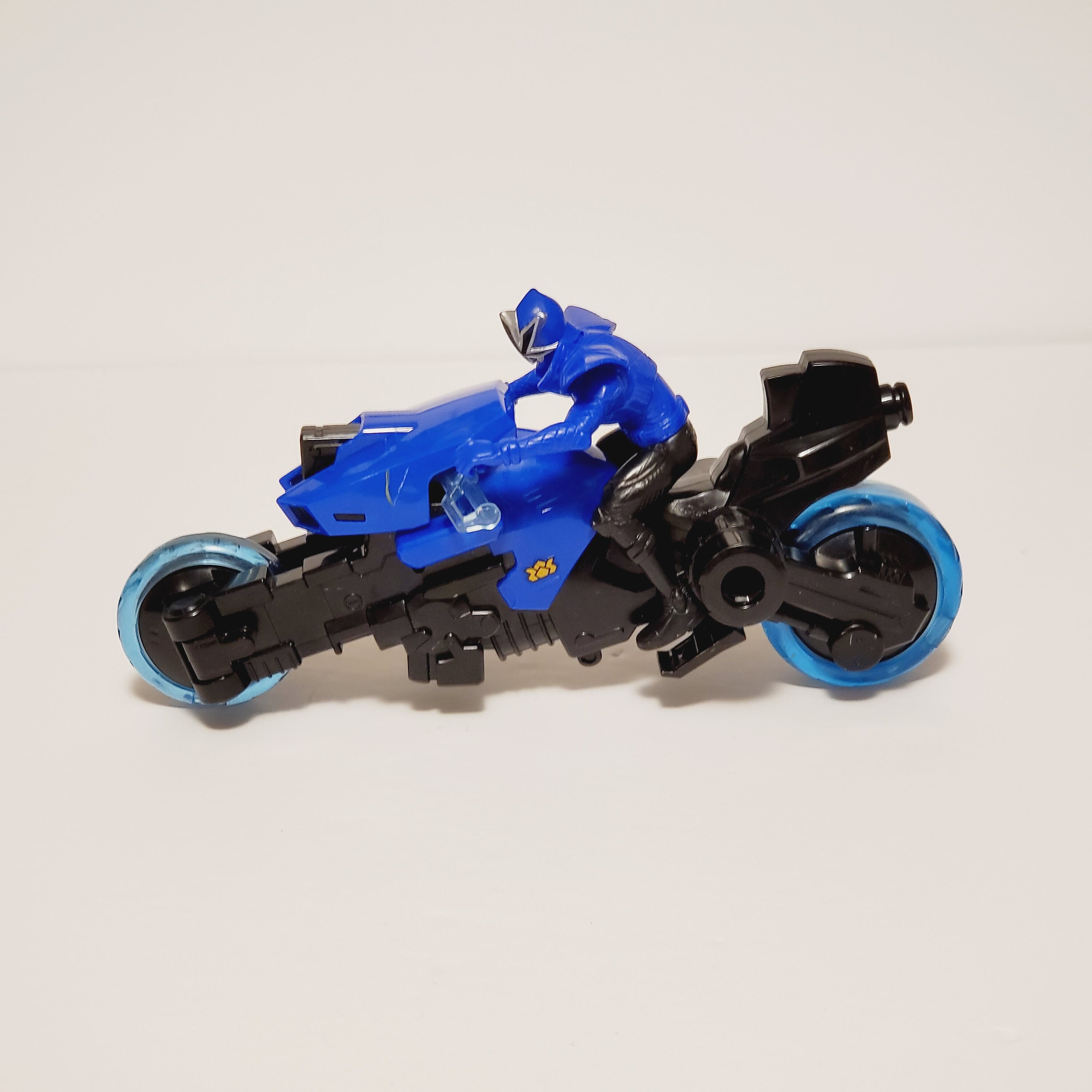 Power Rangers Blue Black Samurai Mega Ranger Motorcycle with Etsy
