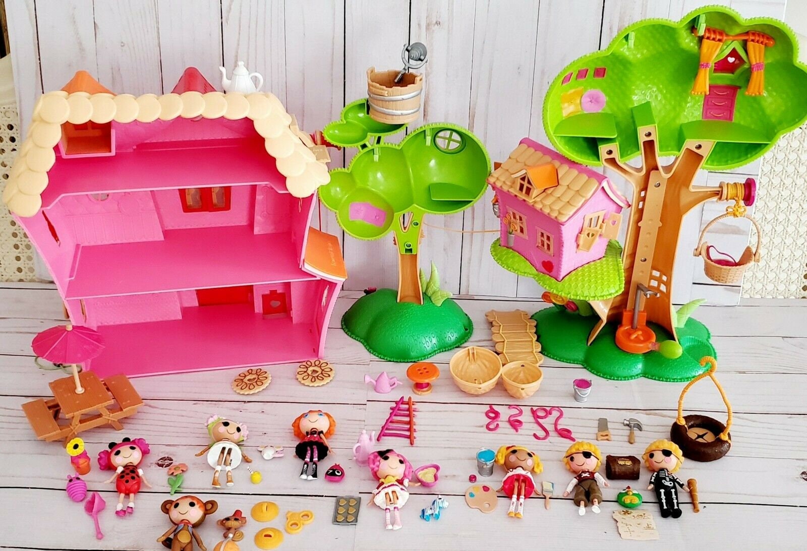 Mini Lalaloopsy Treehouse & Sew Sweet House Playsets Dolls Etsy