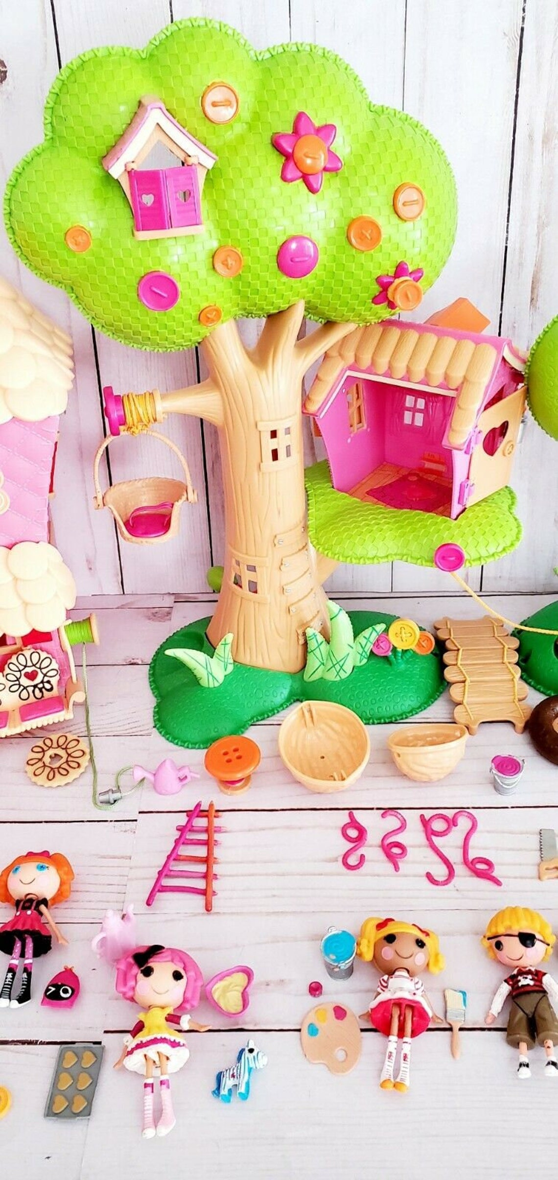 Mini Lalaloopsy Treehouse & Sew Sweet House Playsets Dolls Etsy