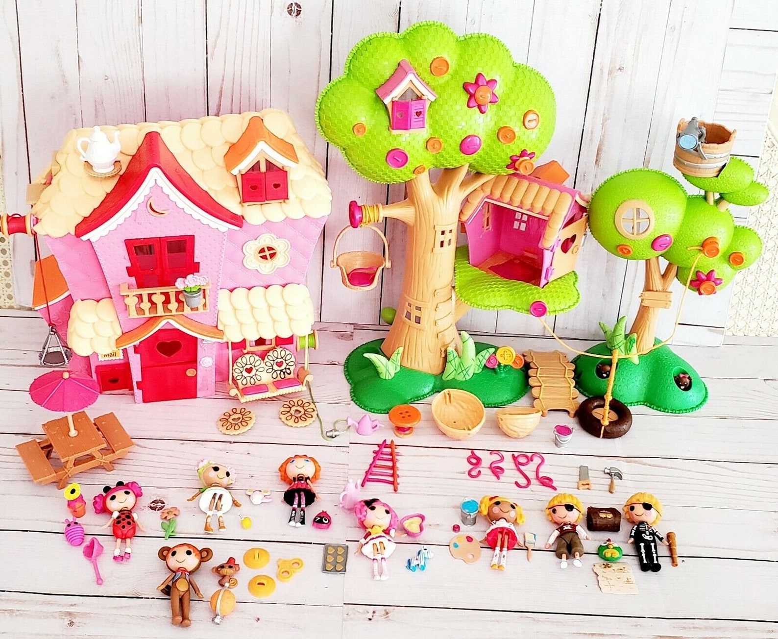 Mini Lalaloopsy Treehouse & Sew Sweet House Playsets Dolls | Etsy