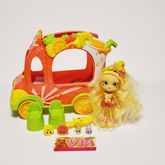 Shopkins Shoppies Pineapple Lily Doll with Smoothie Juice Etsy